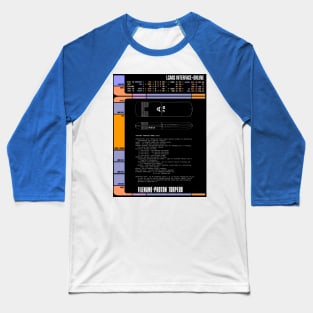 Computer Readout Showing Space Torpedo Baseball T-Shirt